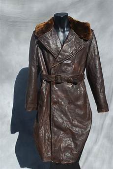 Leather Overcoat