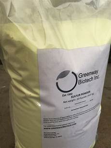 Micronised Sulfur